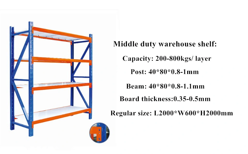 Heavy Duty Warehouse Selective Corrosion Protection Steel Pallet Rack