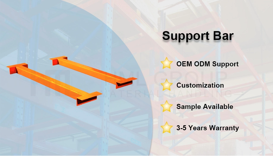 Customized Durable Metal Pallet Support Bars for Box Beam